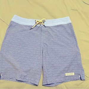 Fair Harbor Nautilus Boardshort - Blue Wave - Size 32